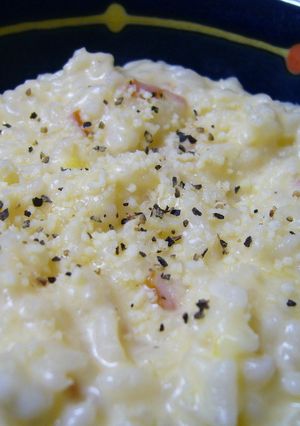残りご飯で☆チーズたっぷりチーズリゾット-レシピのメイン写真