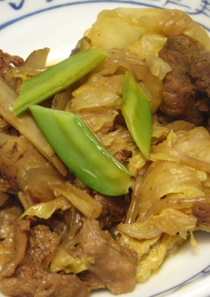 牛スジ肉のすき焼き風煮物-レシピのメイン写真