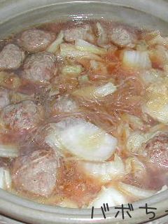 ごま油香る肉だんご鍋-レシピのメイン写真