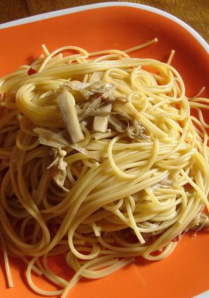 ☆ピリ辛ごぼうとえのきのぺペロンチーノ☆-レシピのメイン写真