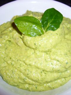 ほうれん草のフムス(ひよこ豆ディップ)-レシピのメイン写真