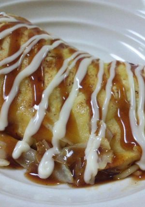 たぶん広島風っぽい？お好み焼き-レシピのメイン写真