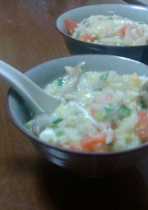 朝食やランチに♪味噌おじや-レシピのメイン写真