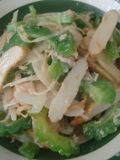 ゴーヤと玉ねぎのサラダ-レシピのメイン写真