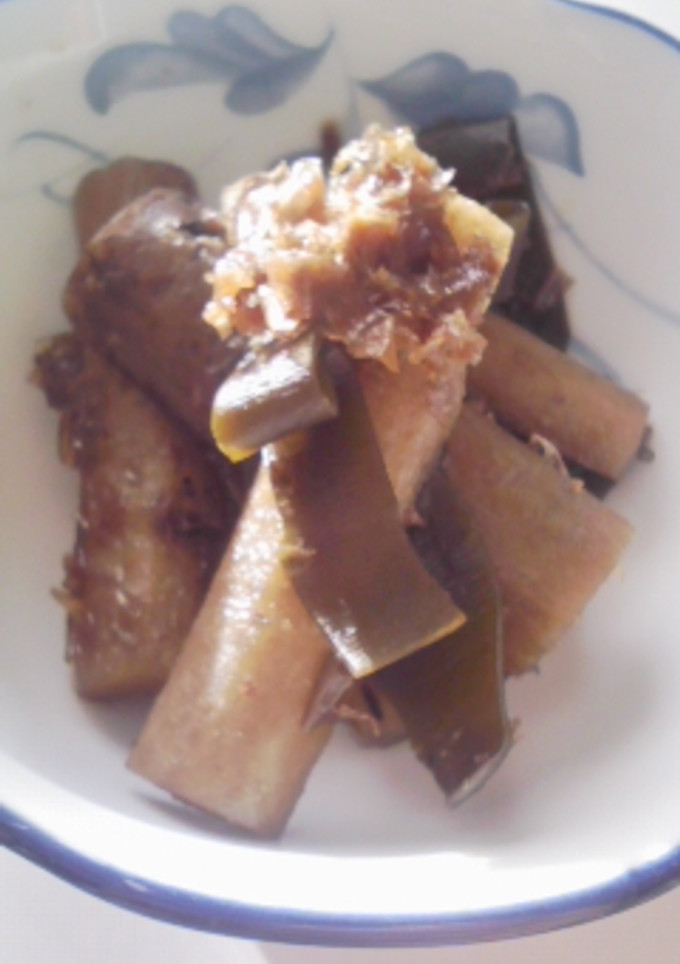 ごぼうと昆布のいっしょ煮-レシピのメイン写真