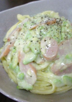 アボカドとクリームチーズのクリームパスタ-レシピのメイン写真