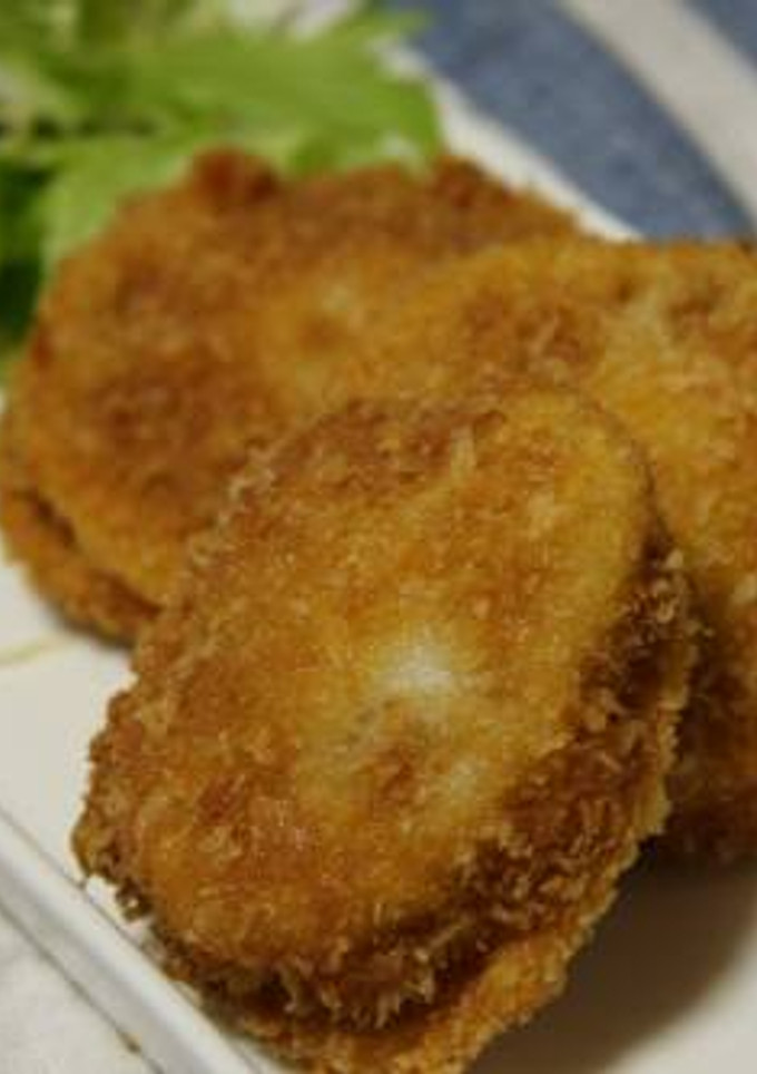 簡単！美味！基本のれんこんのはさみ揚げ-レシピのメイン写真