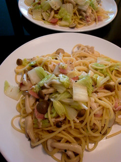 白菜&ベーコン&きのこの和風パスタ-レシピのメイン写真