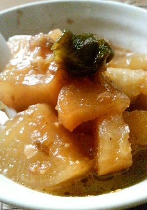 圧力鍋deおかずになる大根のﾆﾝﾆｸ煮-レシピのメイン写真