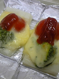 男の料理 とろけるチーズでおもちピザ-レシピのメイン写真