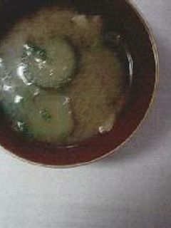 ナスの味噌汁-レシピのメイン写真