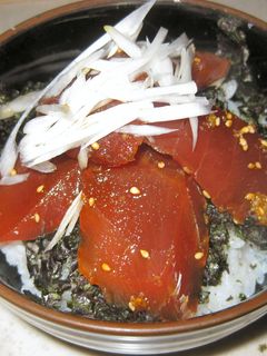 簡単まぐろの漬け丼-レシピのメイン写真