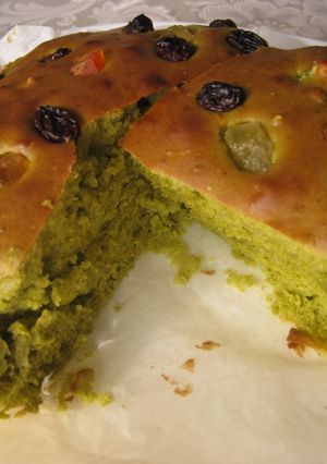 大豆粉入り「抹茶ケーキ」-レシピのメイン写真