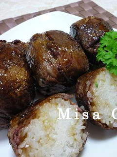 牛肉巻きおにぎり-レシピのメイン写真