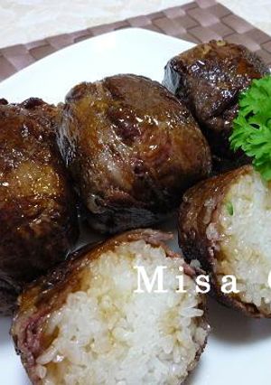 牛肉巻きおにぎり-レシピのメイン写真