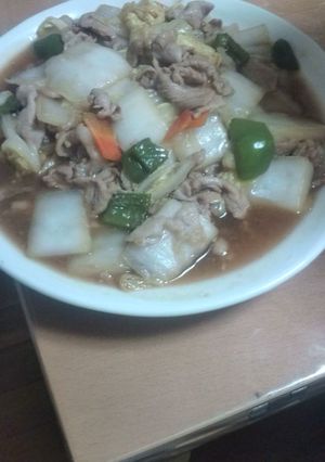 白菜と豚肉で酢豚風-レシピのメイン写真