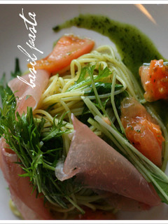 バジルと生ハムのパスタ-レシピのメイン写真
