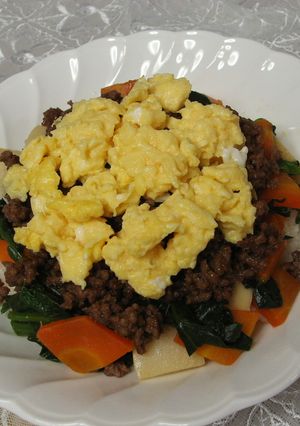 野菜たっぷり❤そぼろご飯-レシピのメイン写真