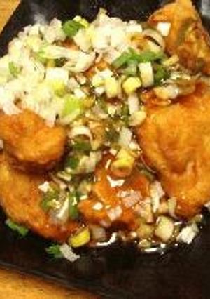 鶏の唐揚げ・葱ソース-レシピのメイン写真