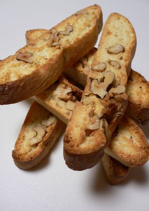卵なし☆ガリガリ食感のビスコッティ-レシピのメイン写真