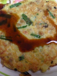 納豆お好み焼き-レシピのメイン写真