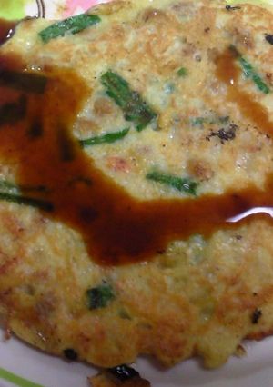 納豆お好み焼き-レシピのメイン写真