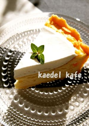 *半熟チーズケーキ on さくっタルト*-レシピのメイン写真