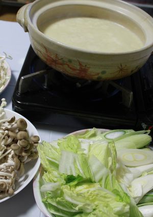 豆腐と重曹で豆乳ができる？豆乳鍋-レシピのメイン写真
