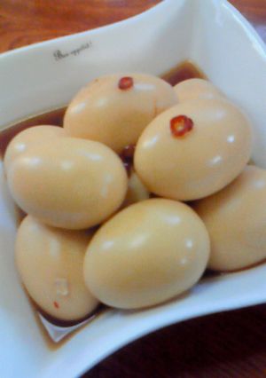 ピリ辛美味しい♬煮たまご♪-レシピのメイン写真