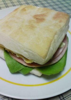 ハムとたまごのホットサンド-レシピのメイン写真