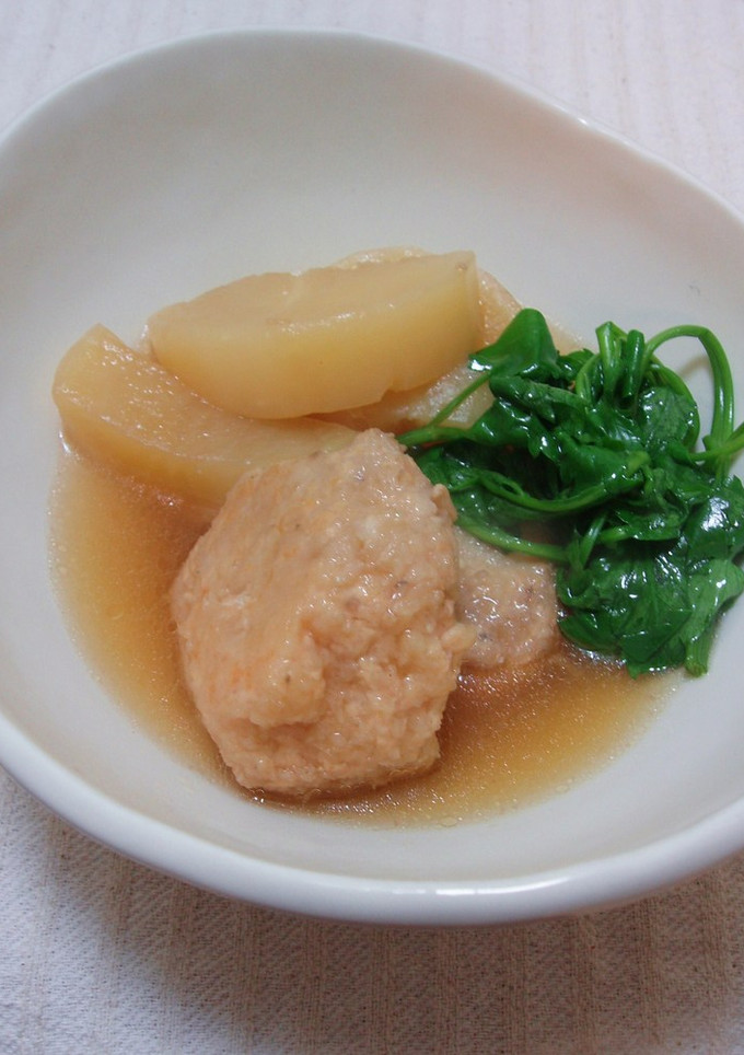 れんこんだんごと大根の煮もの-レシピのメイン写真
