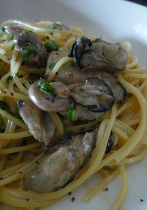 とっても簡単！牡蠣のクリームパスタ♪-レシピのメイン写真