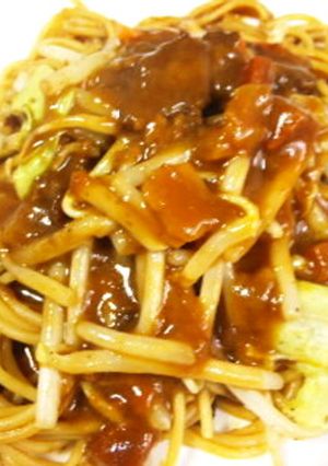簡単!レトルトカレーでインディアンスパ♪-レシピのメイン写真