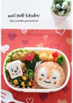 ドキドキ♡にっこりドキンちゃん＊キャラ弁-レシピのメイン写真