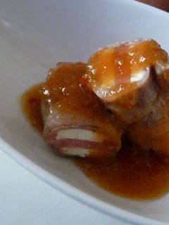 お肉をかさ増し♪スパム&厚揚げの豚肉巻き-レシピのメイン写真