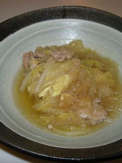 白菜と大根の消費!白菜と豚こまのみぞれ煮-レシピのメイン写真