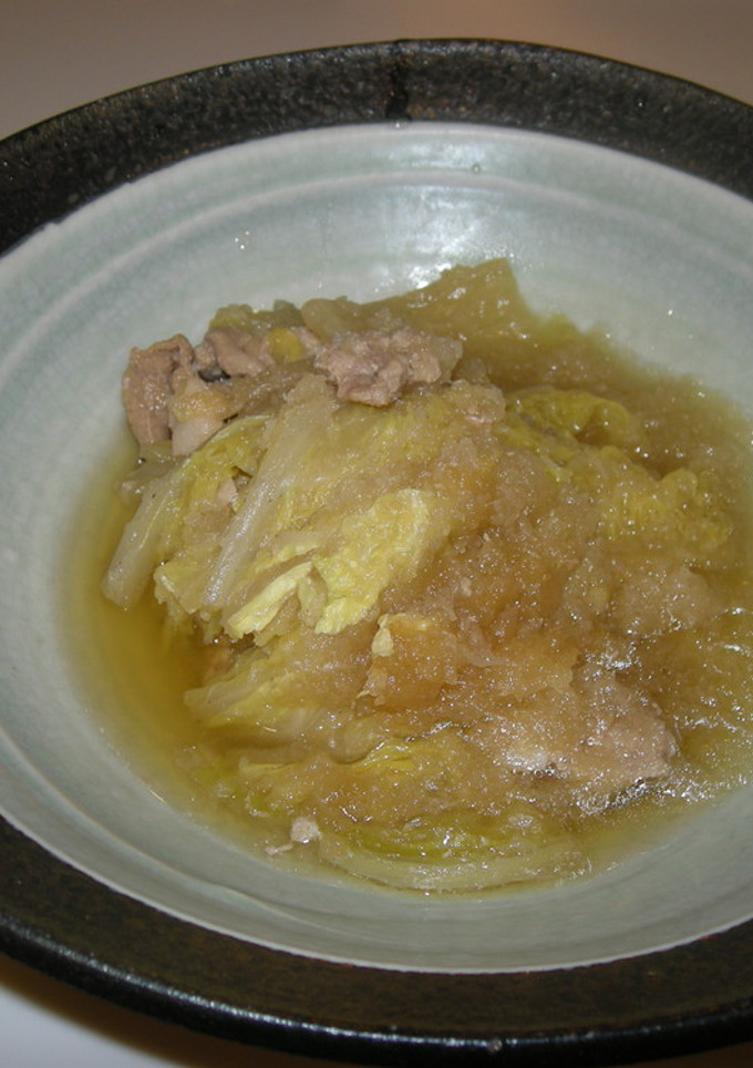 白菜と大根の消費！白菜と豚こまのみぞれ煮-レシピのメイン写真