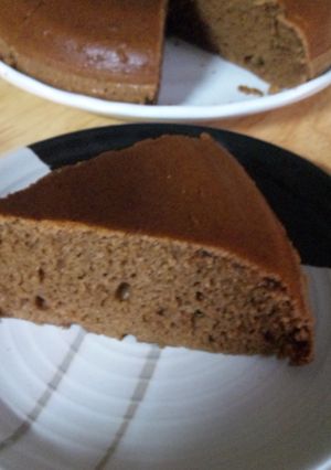ﾎｯﾄｹｰｷﾐｯｸｽで炊飯器ﾁｮｺｹｰｷ-レシピのメイン写真