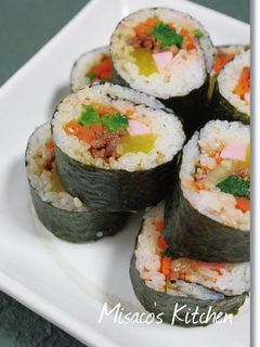 キムパッ♪韓国海苔巻き-レシピのメイン写真