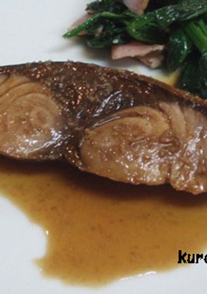 ゆずごま風味のぶりの照り焼き-レシピのメイン写真