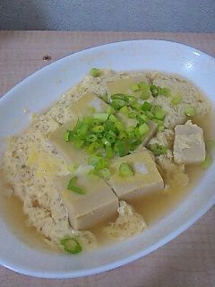 電子レンジで!高野豆腐の卵とじ-レシピのメイン写真