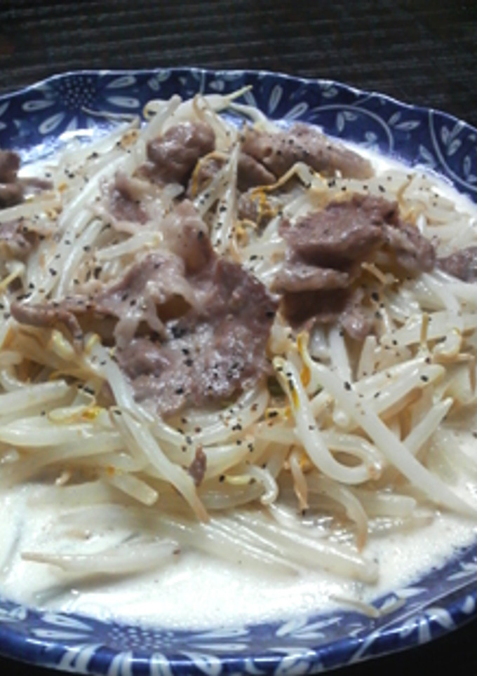簡単★もやしと豚肉のチーズ炒め★-レシピのメイン写真