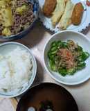 簡単★昼ごはん「オクラとおかかの和え物」