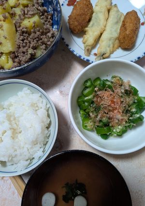 簡単★昼ごはん「オクラとおかかの和え物」-レシピのメイン写真