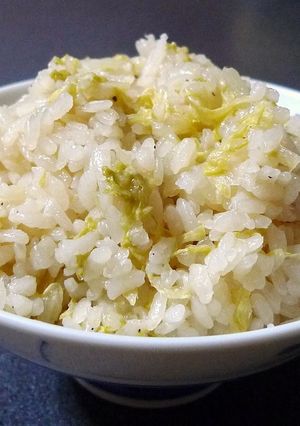 ごま油香る✾白菜の生姜ご飯-レシピのメイン写真