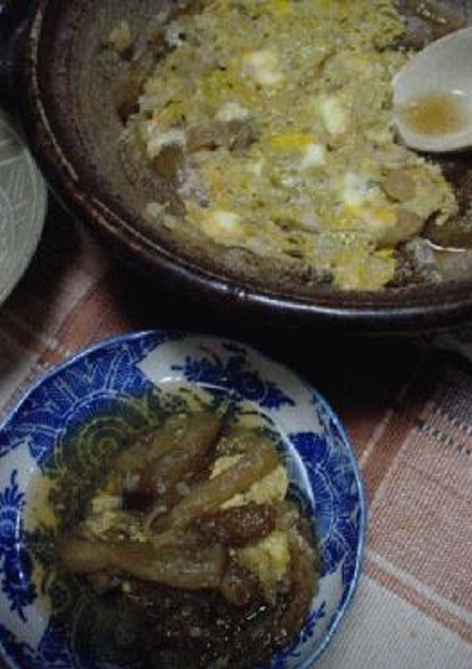 ミョウガ好きに捧ぐ！　なすとミョウガの柳川風-レシピのメイン写真