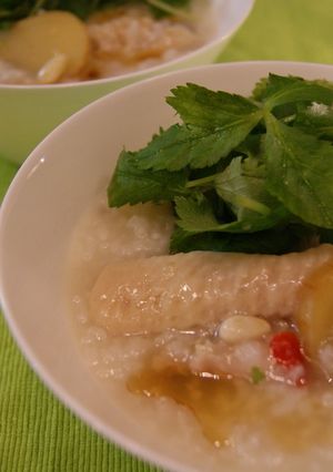 お粥モードで参鶏湯。-レシピのメイン写真