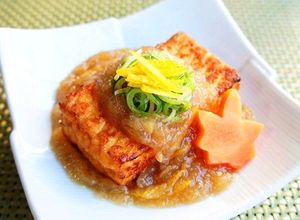 厚揚げ～大根おろしポン酢あん柚子風味-レシピのメイン写真