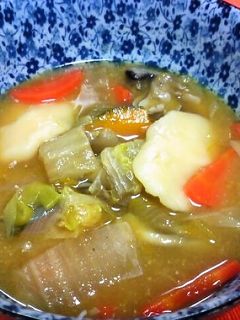 ほうとう風…だけどすいとん★-レシピのメイン写真