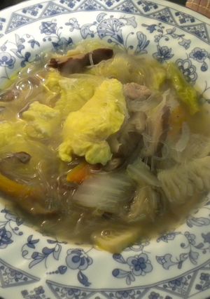 旨味たっぷり!中華春雨スープ・-レシピのメイン写真
